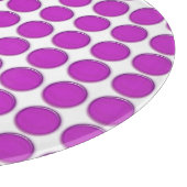 Snijbord - Paarse Stippen Snijplank (Hoek)