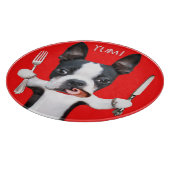 Snijbord van Boston Terrier Mirabelle Snijplank (Hoek)