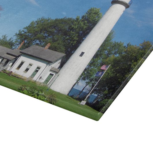 snijbord van de vuurtoren van Pt Aux Barques Snijplank (Hoek)