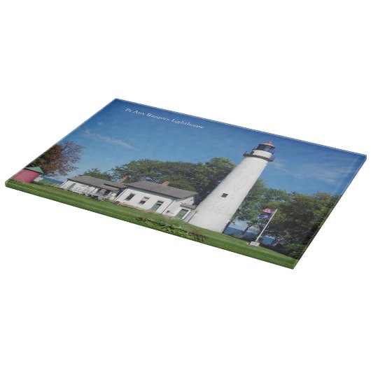 snijbord van de vuurtoren van Pt Aux Barques Snijplank (Hoek)