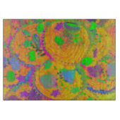 snijbord van Oranje koekjes Snijplank (Voorkant)