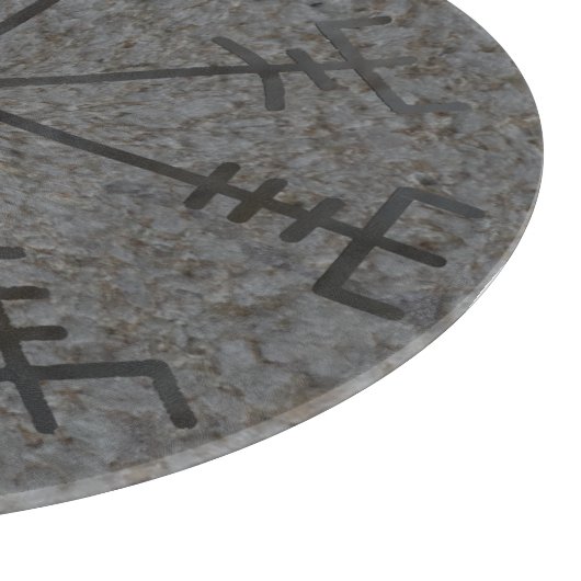Snijbord Viking Compass Glas Snijplank (Hoek)