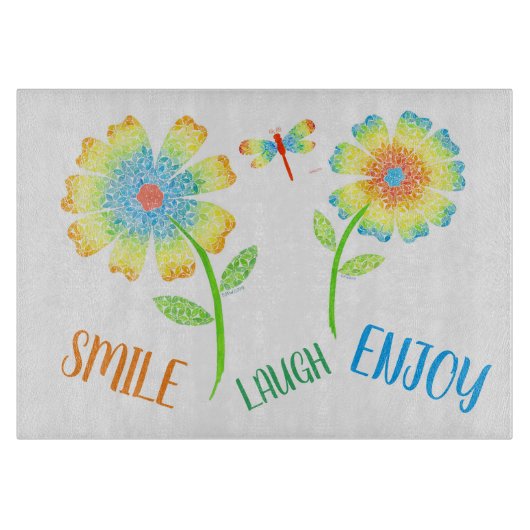 Snijbord voor Daisy & Dragonfly Snijplank (Voorkant)