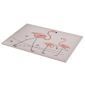 Snijbord voor Flamingo Pink Trio 2 Snijplank (Hoek)
