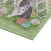 Snijbord voor raaskonijn en eieren snijplank (Hoek)