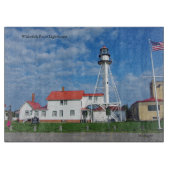 Snijbord voor vuurtoren van Whitefish Point Snijplank (Voorkant)