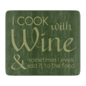 Snijbord voor wijn snijplank (Voorkant)