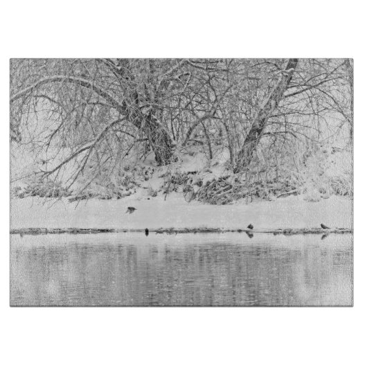 Snijbord Westerne winterboom Snijplank (Voorkant)