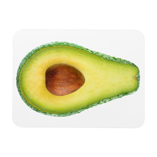 Snijd avocado fruit magneet (Horizontaal)