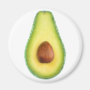 Snijd avocado fruit magneet