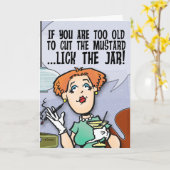 Snijd de mosterd kaart (Gele Bloem)