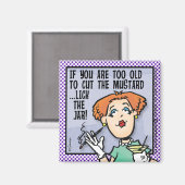 Snijd de mosterd magneet (Voorkant / Achterkant)