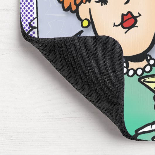 Snijd de mosterd muismat (Hoek)