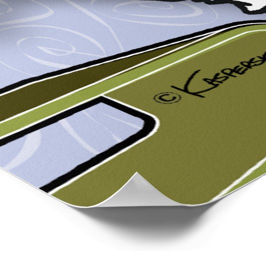 Snijd de mosterd poster (Hoek)