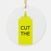 SNIJD DE MUSTARD KERAMISCH ORNAMENT (Voorkant)