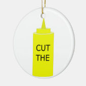 SNIJD DE MUSTARD KERAMISCH ORNAMENT (Links)