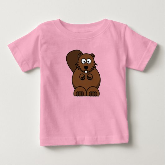 Snijd het T-shirt Little Beaver Baby (Voorkant)