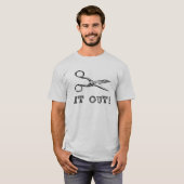 Snijd het uit Schaar T-shirt (Voorkant volledig)