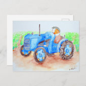 Snijd het Varkenspek van Farmer Guinee af Briefkaart (Voorkant / Achterkant)