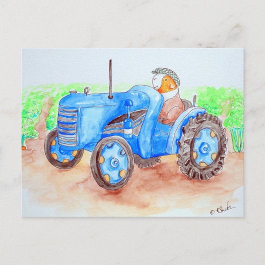 Snijd het Varkenspek van Farmer Guinee af Briefkaart (Voorkant)