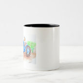 Snijd het Varkenspek van Farmer Guinee af Tweekleurige Koffiemok (Center)