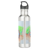 Snijd het Varkenspek van Farmer Guinee af Waterfles (Achterkant)