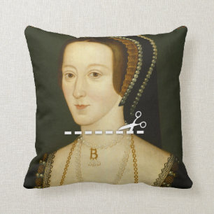 Snijd hier - Anne Boleyn Kussen
