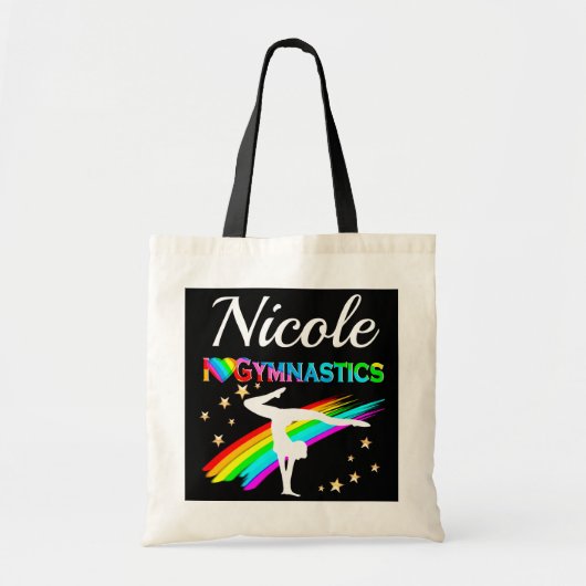SNIJD IK VAN GYMNASTIEK GEPERSONALISEERD ONTWERP TOTE BAG (Voorkant)