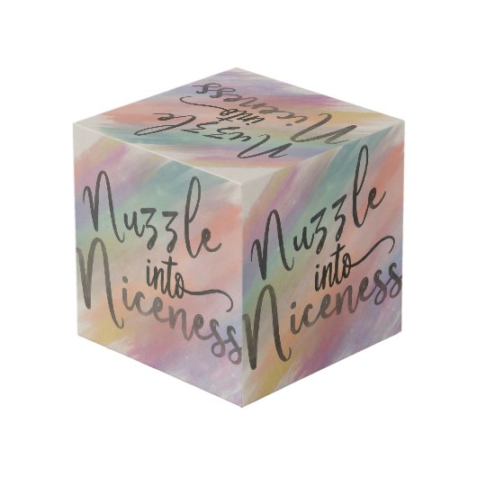 Snijd in moois kubus (Achter hoekig)