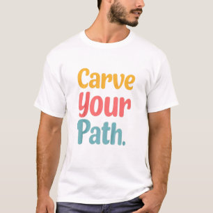 Snijd je pad t-shirt