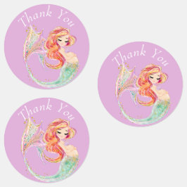 SNIJD MERMAID BABY SHOWER PINK Moederlabels Labels
