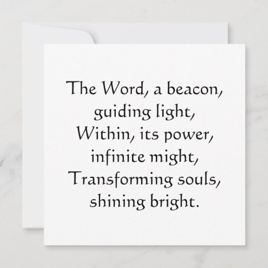 Snijd naar het Hart (Hebreeën 4:12) Kaart (Achterkant)