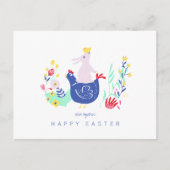 Snijd samen Pasen Briefkaart (Voorkant)