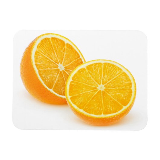 Snijd sinaasappel magneet (Horizontaal)