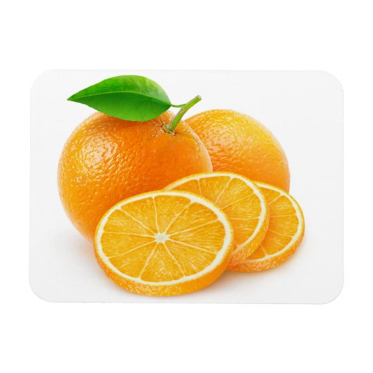 Snijd sinaasappels magneet (Horizontaal)