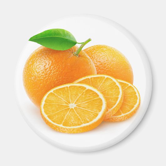 Snijd sinaasappels magneet (Voorkant)