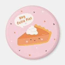 Snijd stuk taart met de tekst "Hey Cutie Pie"