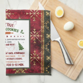 Snijd Suikerkoekjes Keukenhanddoeken (Quarter Fold)