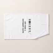 Snijd uit een andere doek badhanddoek handdoek (Handdoek)