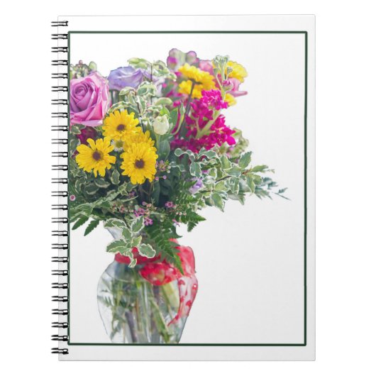 Snijd Vloerbouquet Notitieboek (Voorkant)
