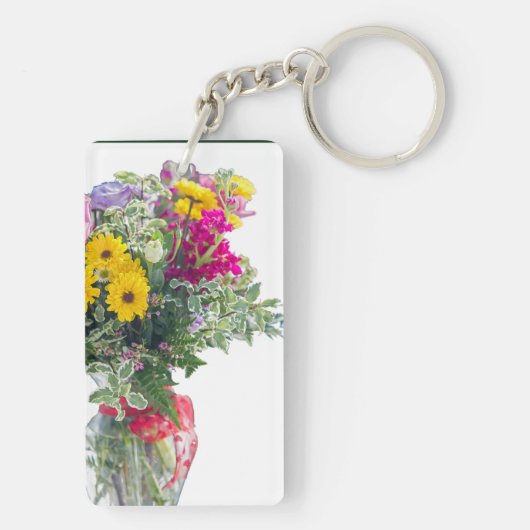 Snijd Vloerbouquet Sleutelhanger (achterkant)