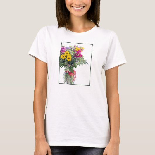 Snijd Vloerbouquet T-shirt (Voorkant)