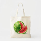 Snijd watermeloen tote bag (Voorkant)