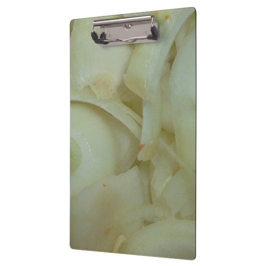 snijdbare voedselfoto van ui klembord (Links)