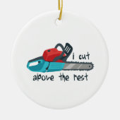 Snijden boven de Rest Keramisch Ornament (Voorkant)