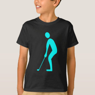 Snijden - Cyaan T-shirt