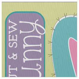 Snijden en naaien Gepersonaliseerd paasbunny Stomp Stof