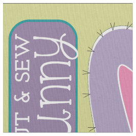 Snijden en naaien Gepersonaliseerd paasbunny Stomp Stof