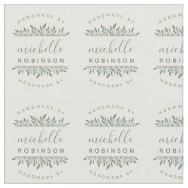 snijden en naaien | Sage Green Botanical Handmade  Stof