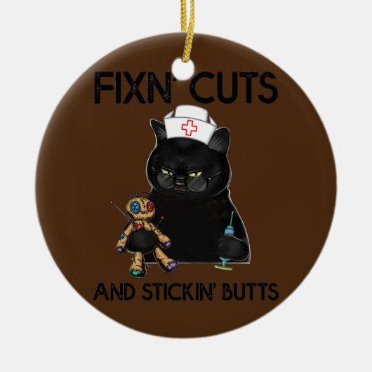 Snijden en schudden van de keuken keramisch ornament (Voorkant)